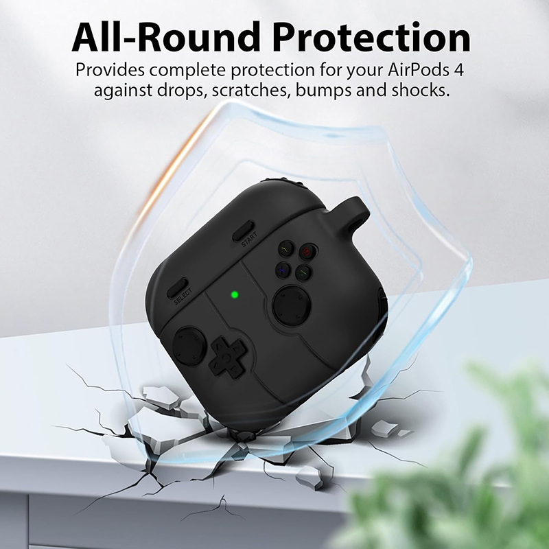 실리콘 이어폰 커버 에어팟 4 3용 키체인 게임 콘솔  - Gaming Console Keychain 리뷰 및 가격