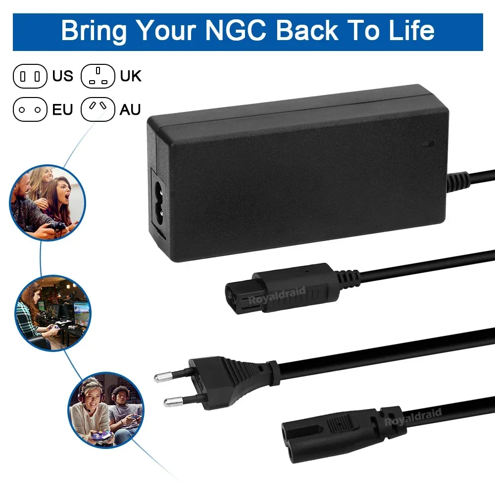 EU/미국/영국/호주형 플러그 AC 어댑터, 게임큐브  - Gaming Console Buttons 리뷰 및 가격